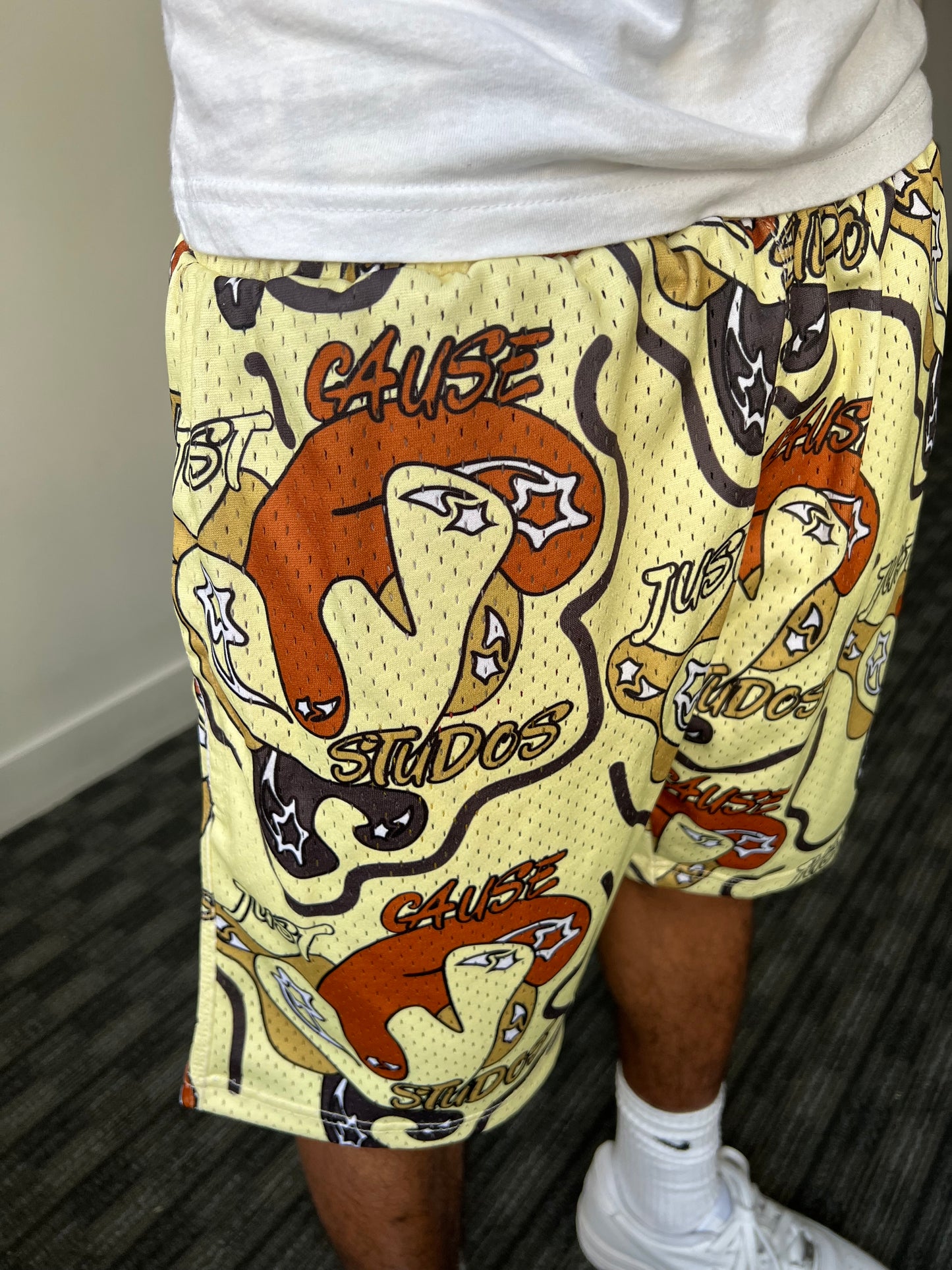 JUST CAUSE STUDIOS SHORTS (Cream)
