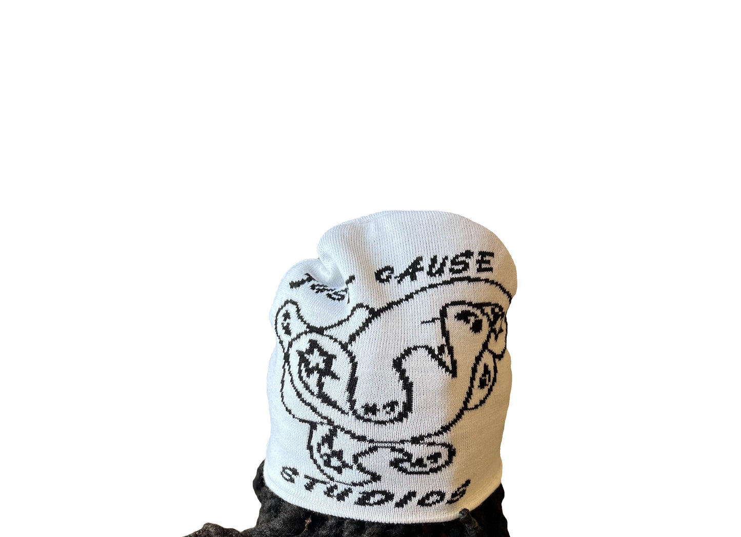 JUST CAUSE STUDIOS BEANIE (White)