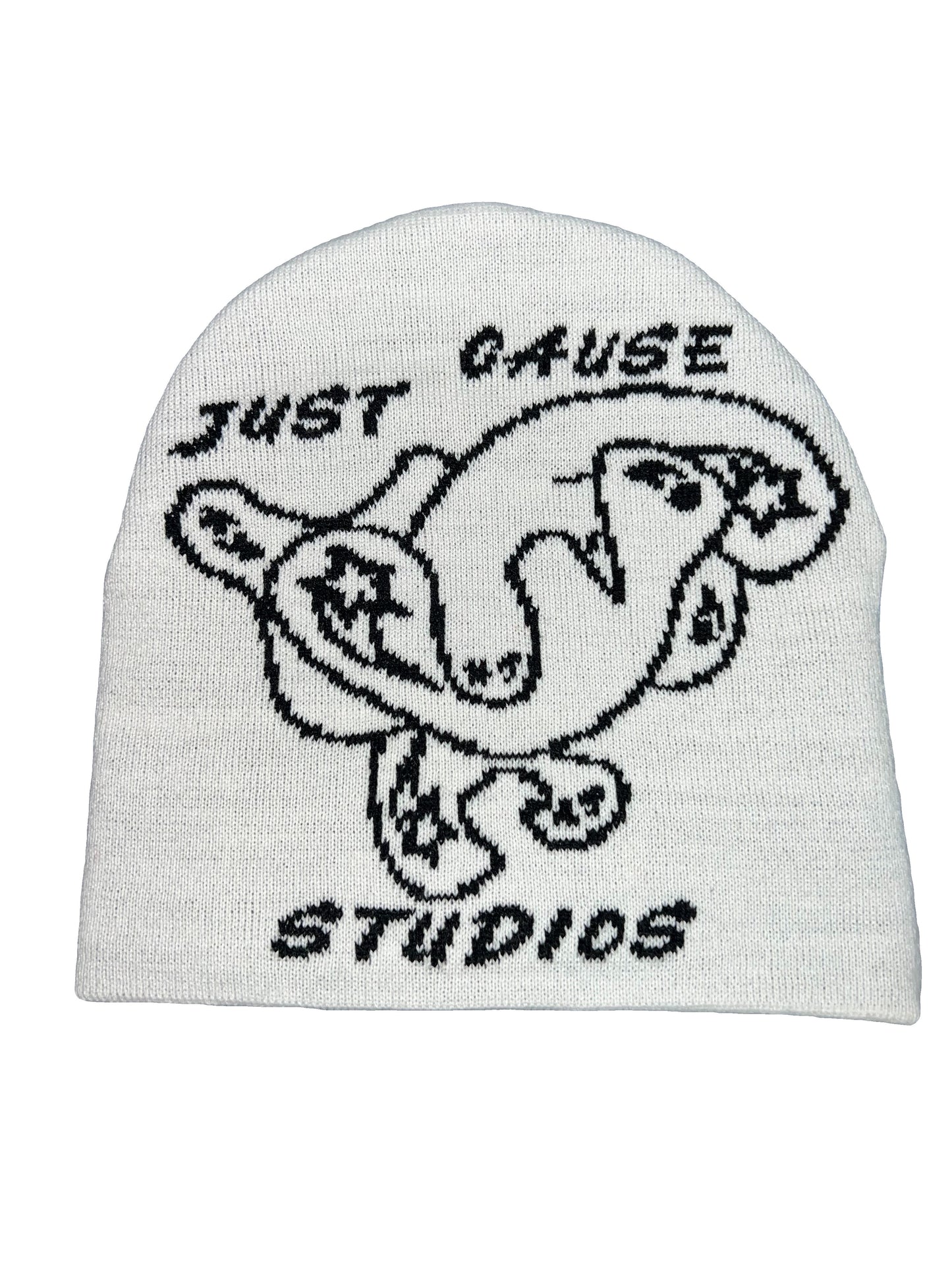 JUST CAUSE STUDIOS BEANIE (White)